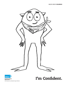 Confident Coloring Page